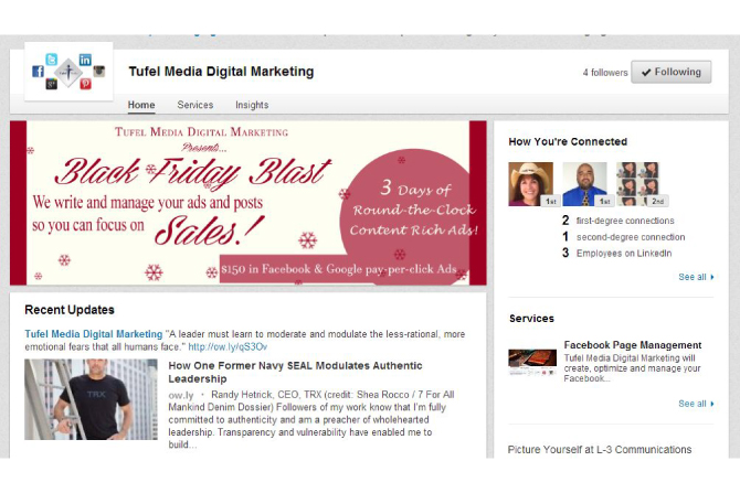 LinkedIn Tufel Media Digital Marketing